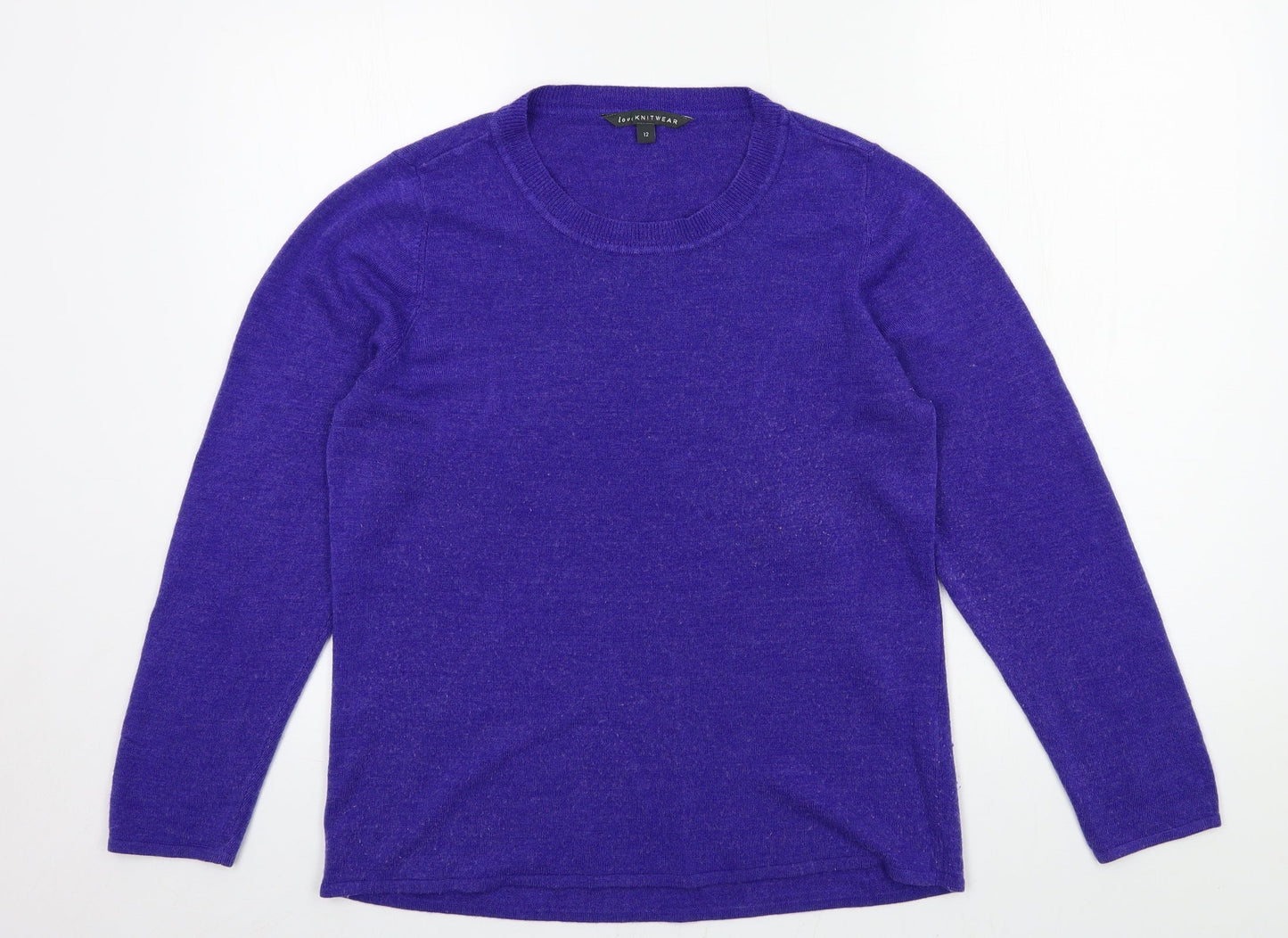 Bonmarché Womens Blue  Knit Pullover Jumper Size 12