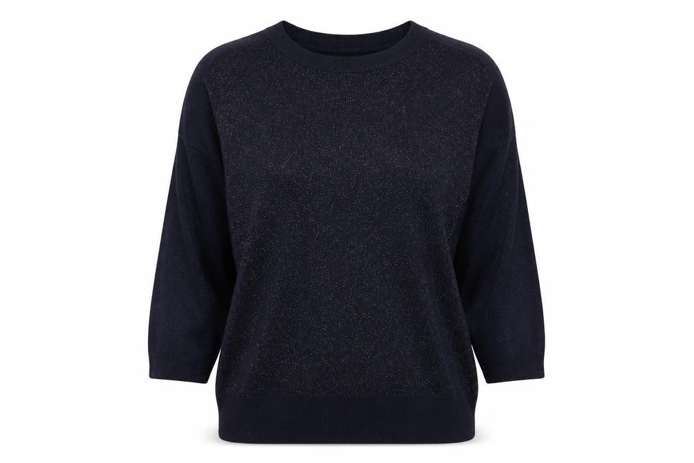 Autograph Womens Blue  Knit Pullover Jumper Size 10