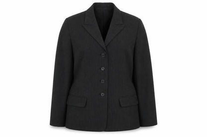 Next Womens Black Striped  Jacket Suit Jacket Size 12