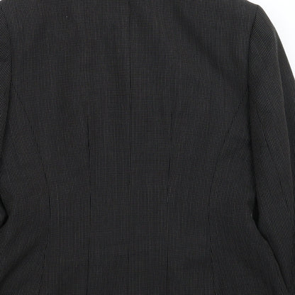 Next Womens Black Striped  Jacket Suit Jacket Size 12