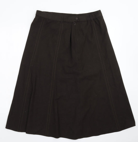 Marks and Spencer Womens Grey   A-Line Skirt Size 32 in
