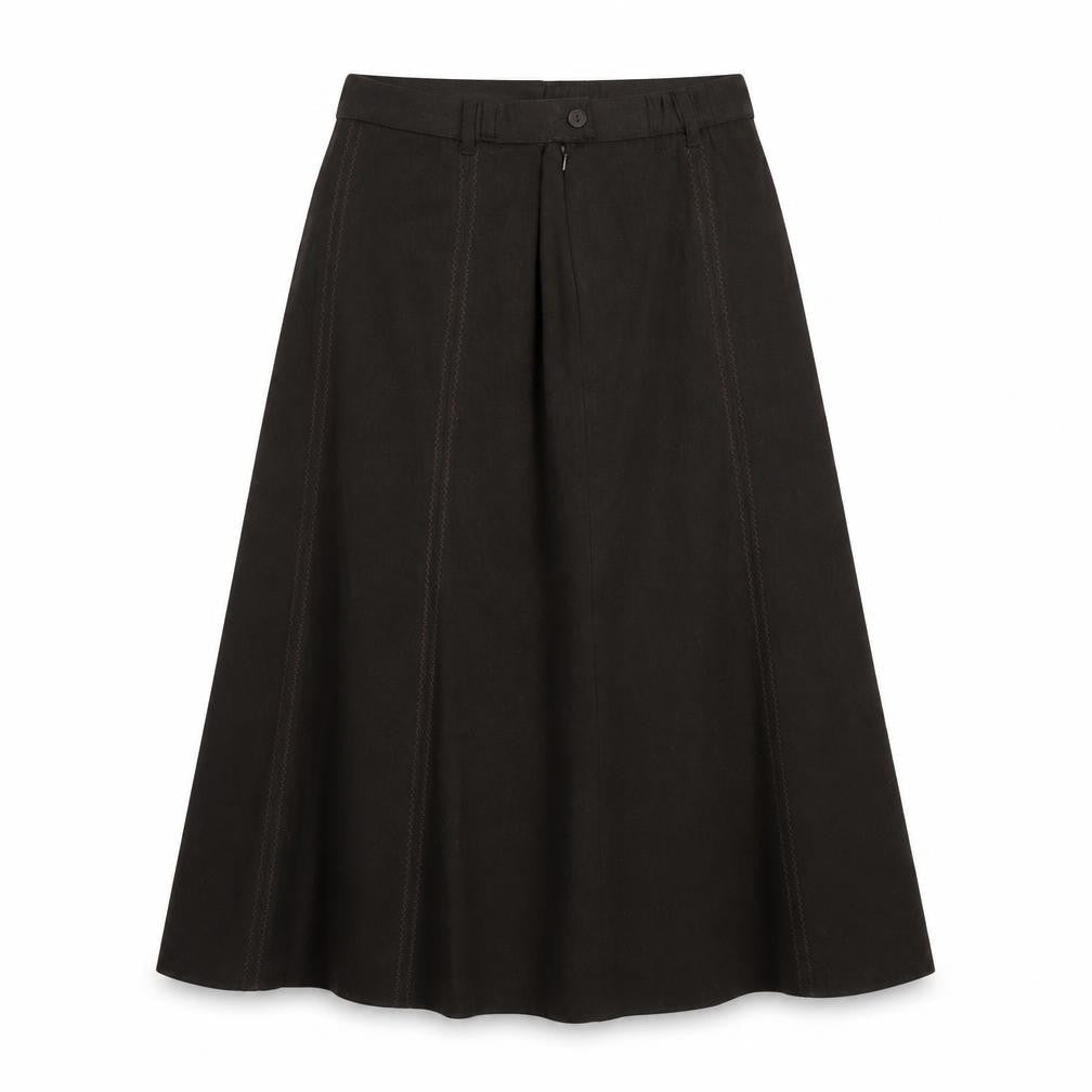 Marks & Spencer Womens Grey   A-Line Skirt Size 32 in