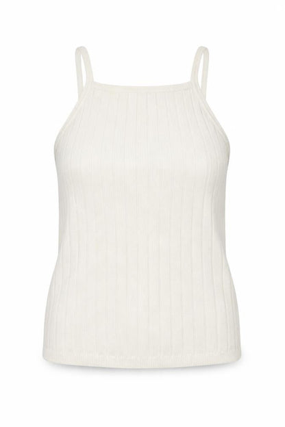 Atmosphere Womens White  Knit Basic Tank Size 14