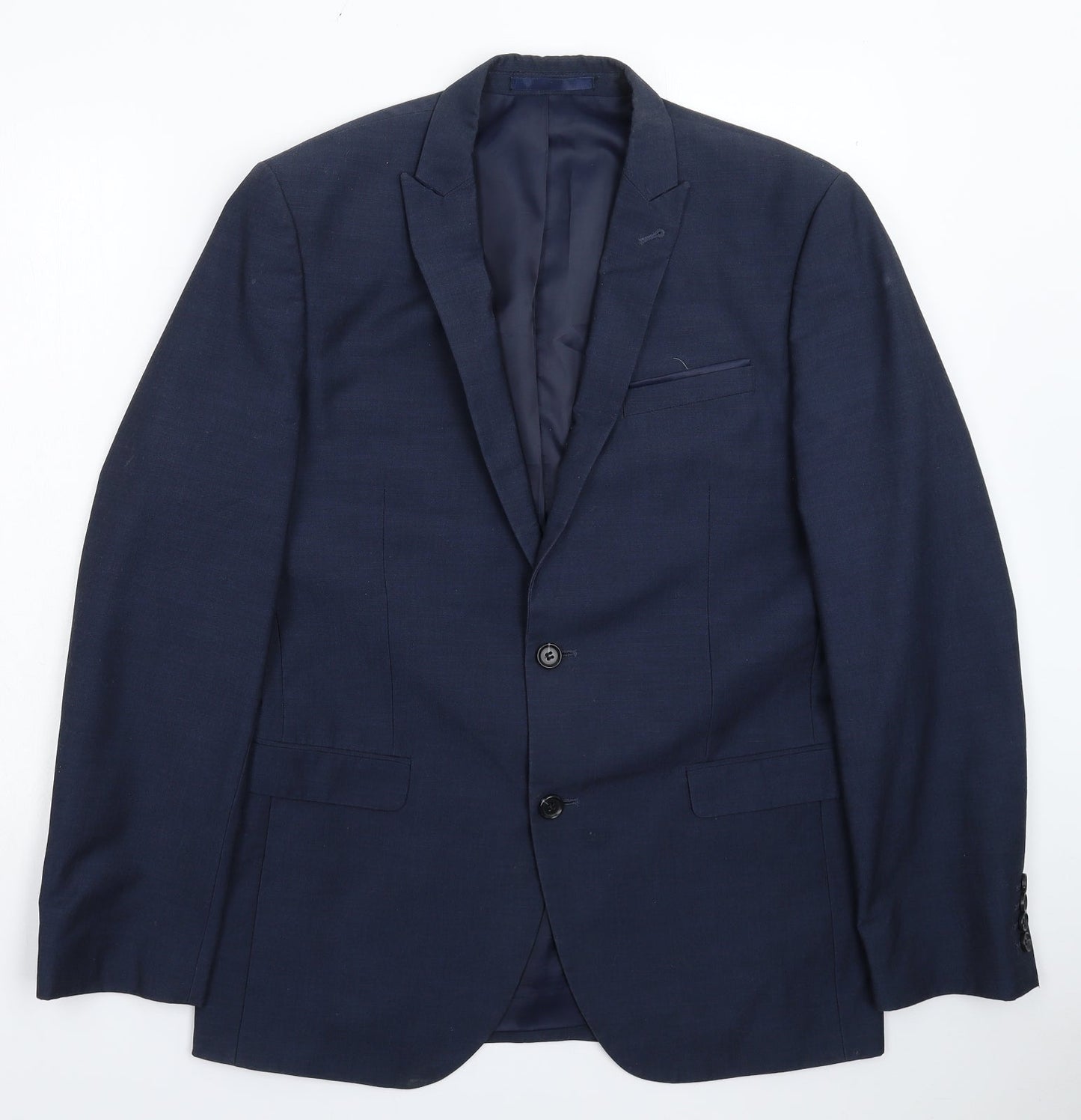 Cedar Wood State Mens Blue   Jacket Suit Jacket Size 40