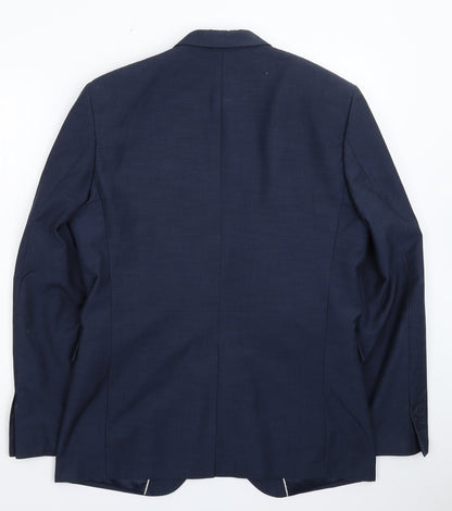 Cedarwood State Mens Blue Jacket Suit Jacket Size 40