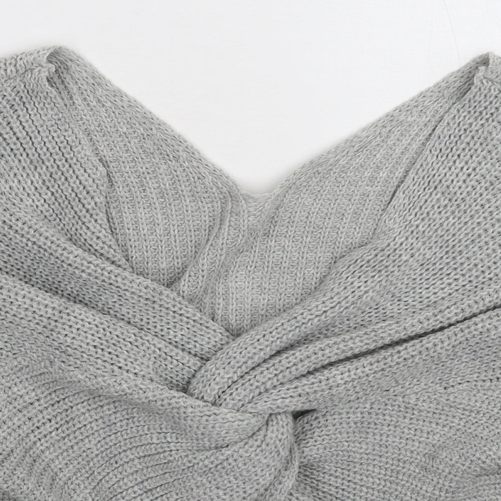Preworn Womens Grey  Knit Pullover Jumper Size XL