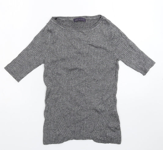 Marks and Spencer Womens Grey  Knit Pullover Jumper Size 12