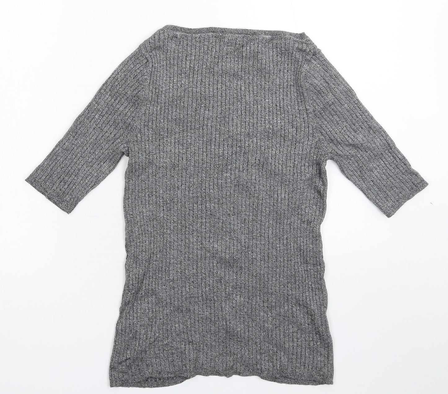 Marks and Spencer Womens Grey  Knit Pullover Jumper Size 12