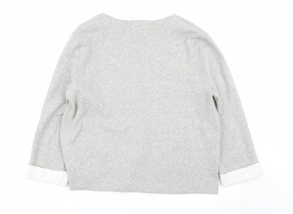 Tu Womens Grey   Cardigan Jumper Size 14