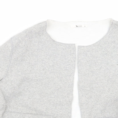Tu Womens Grey   Cardigan Jumper Size 14
