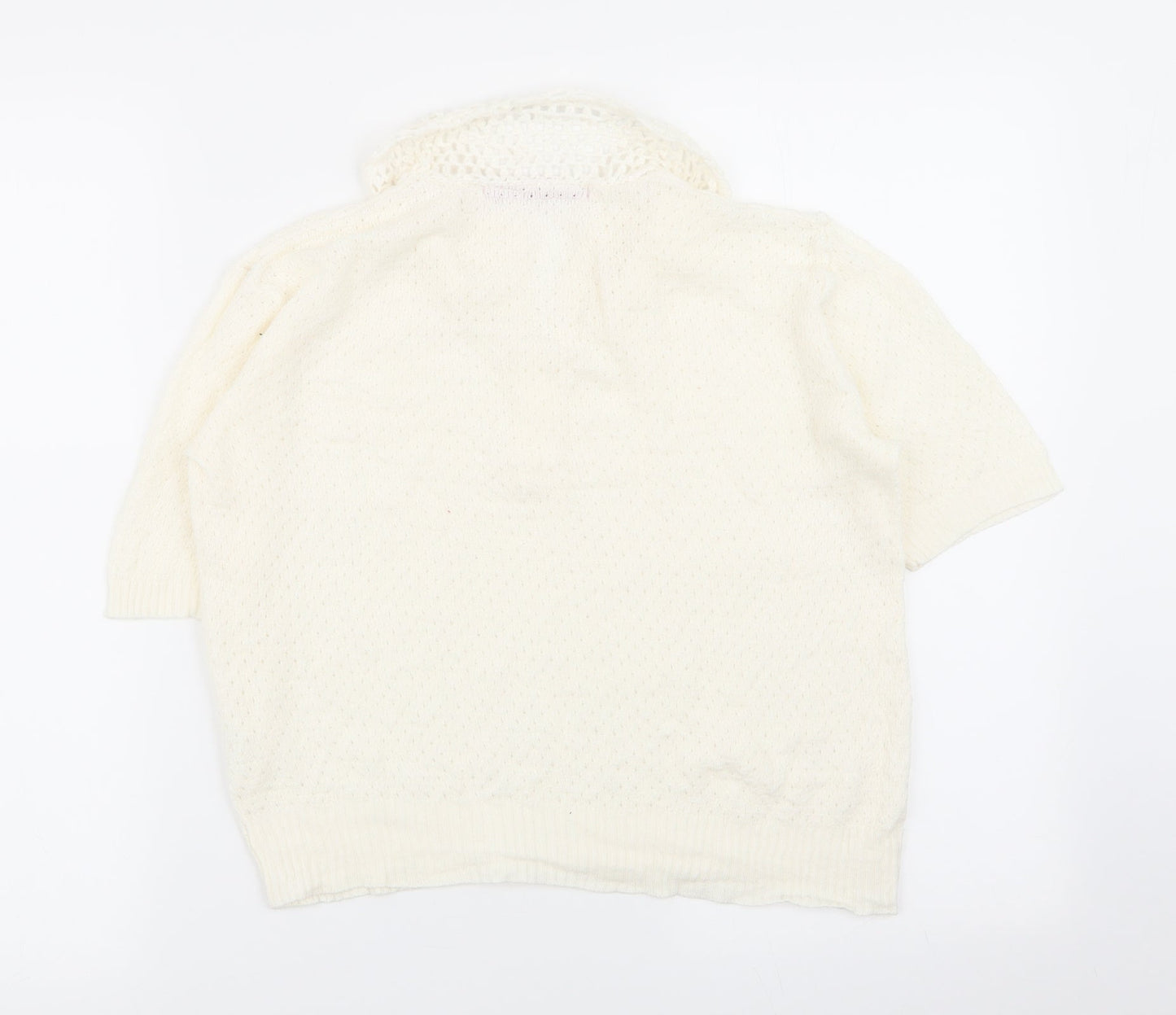 amalina Womens White   Basic Polo Size 10