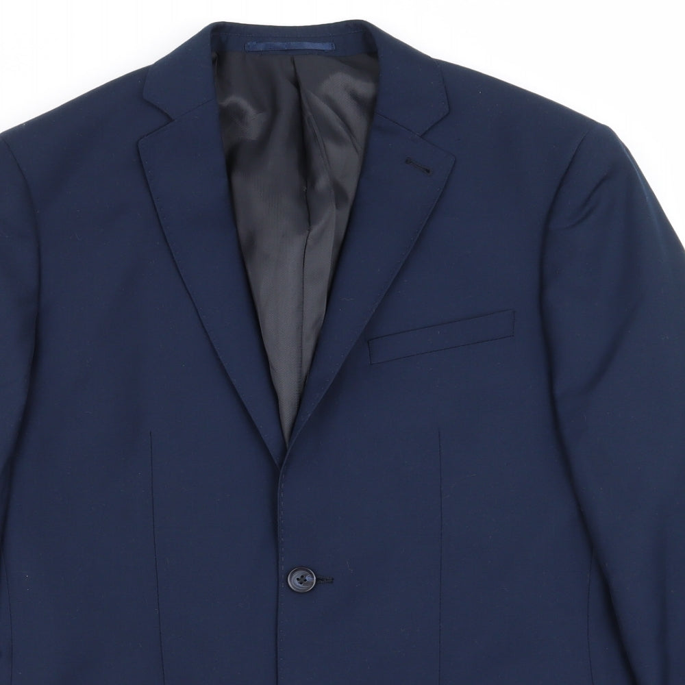 tailor and cutter Mens Blue   Jacket Blazer Size 36