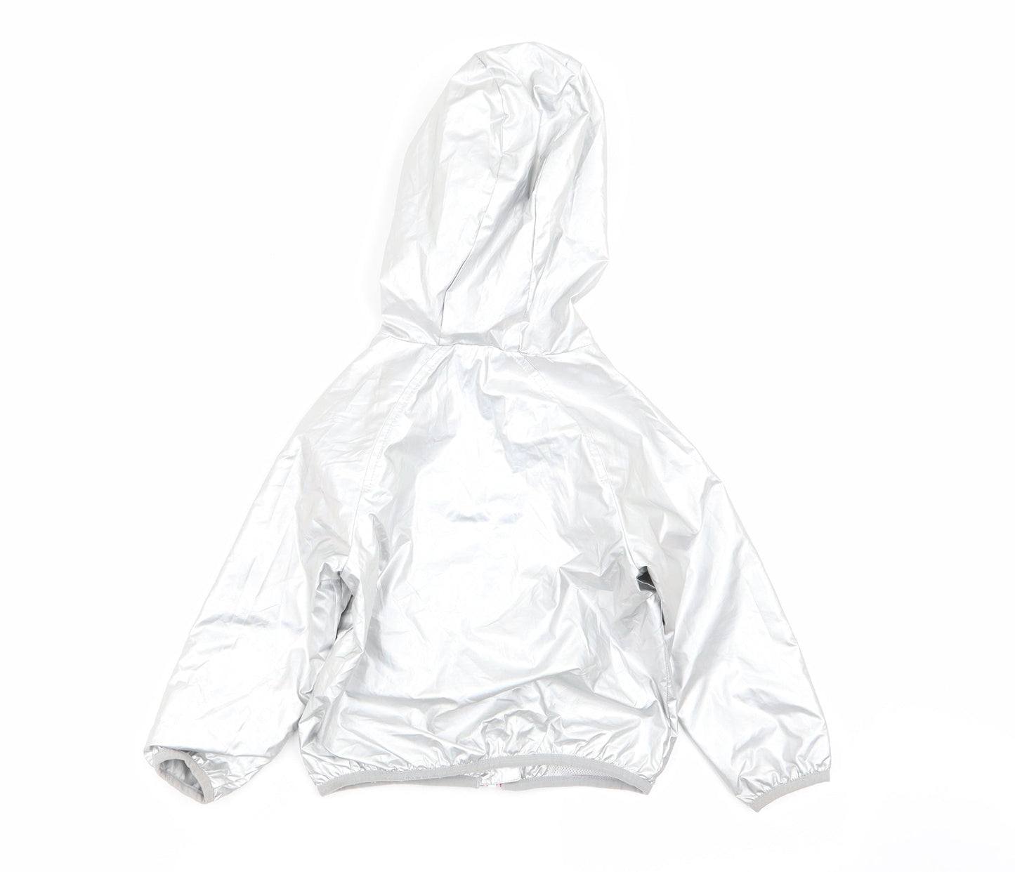 NEXT Girls Silver   Jacket Coat Size 3 Years