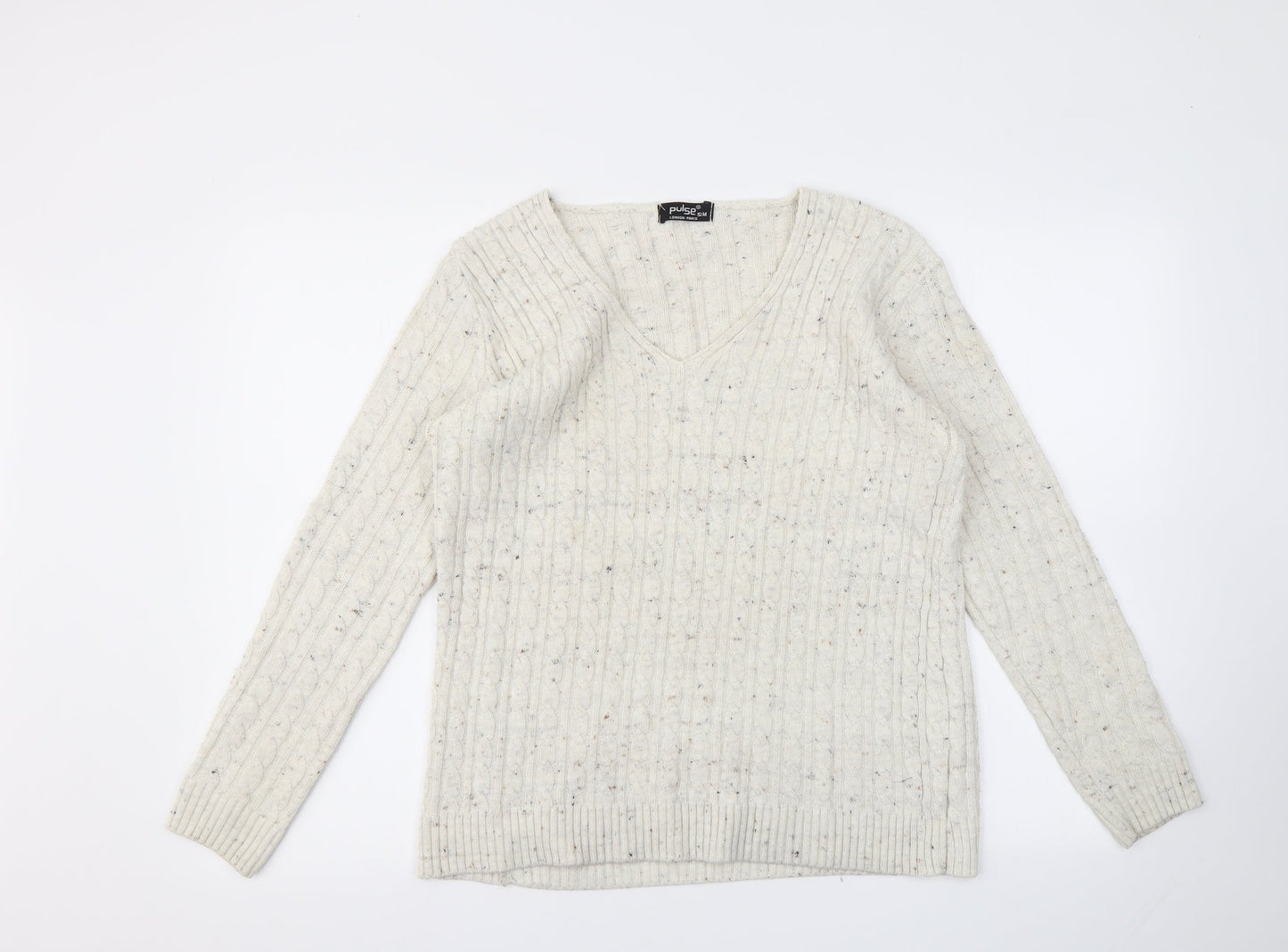 PULSE  Womens Ivory   Pullover Jumper Size S