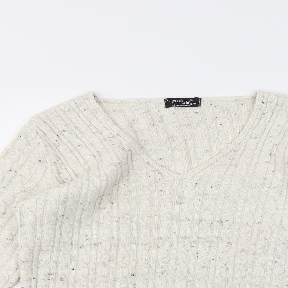 PULSE  Womens Ivory   Pullover Jumper Size S