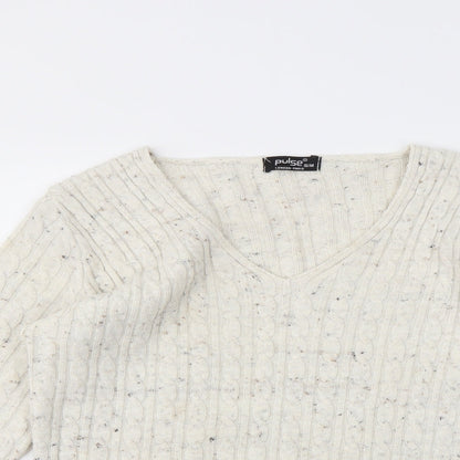 PULSE  Womens Ivory   Pullover Jumper Size S