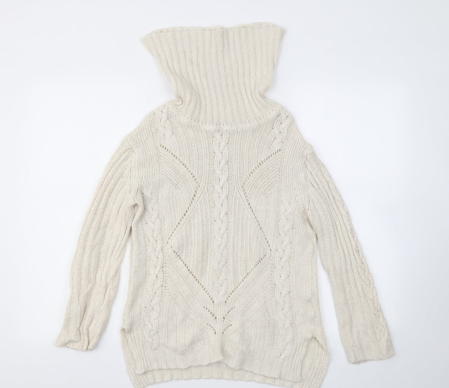 Preworn Womens Beige   Pullover Jumper Size S