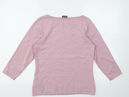 Minuet Womens Pink   Basic T-Shirt Size S