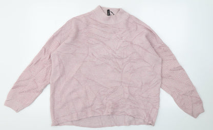 H&M Womens Pink   Pullover Jumper Size M