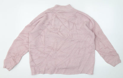 H&M Womens Pink   Pullover Jumper Size M