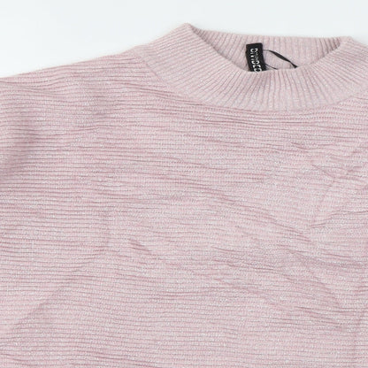 H&M Womens Pink   Pullover Jumper Size M