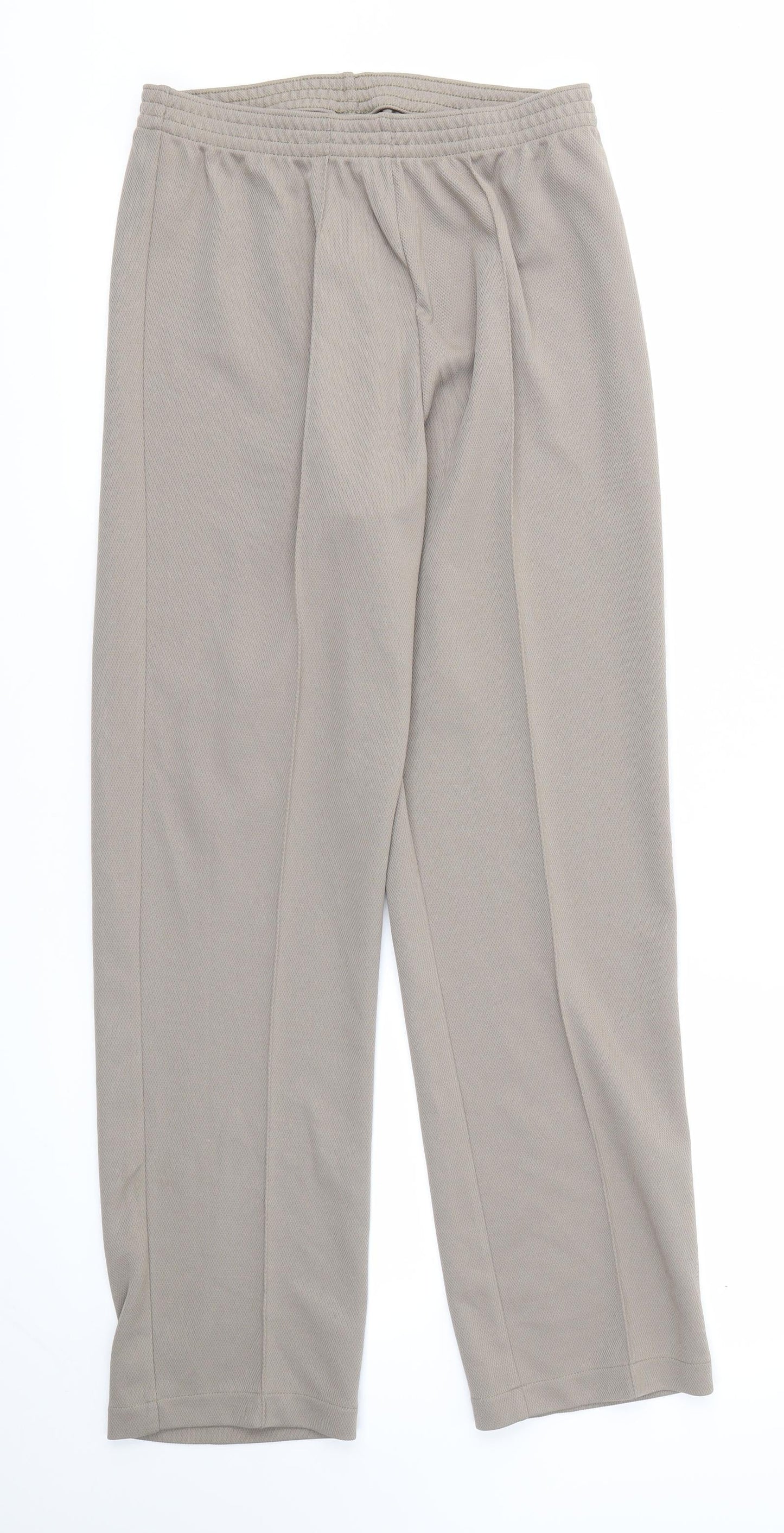 DAMART  Womens Beige   Trousers  Size 8 L29 in - STRECHY WAISTBAND