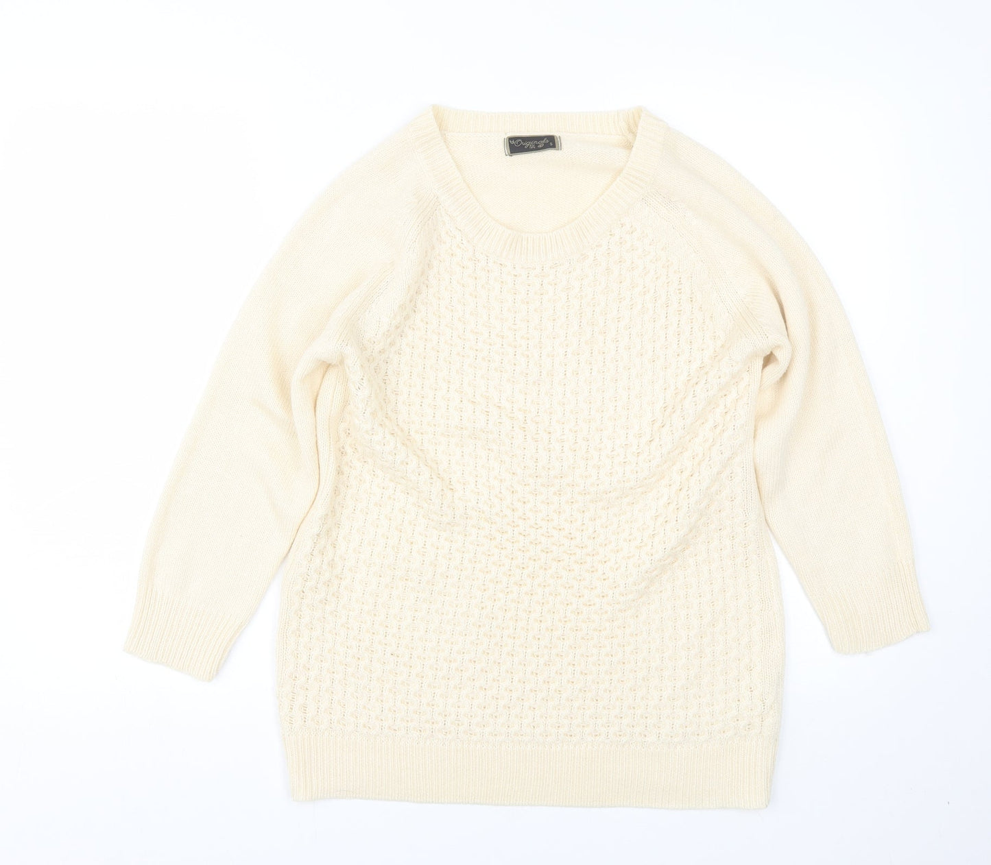 Originals Womens Beige   Pullover Jumper Size S