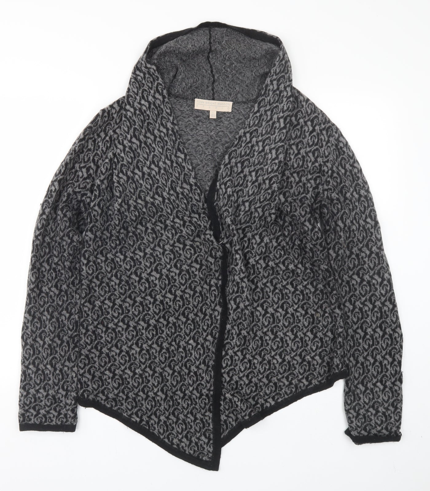 Fenn Wright Manson Womens Grey   Cardigan Jumper Size L