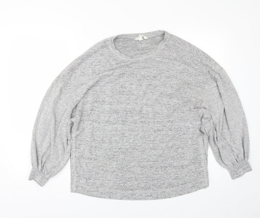 H&M Womens Grey   Pullover Jumper Size M