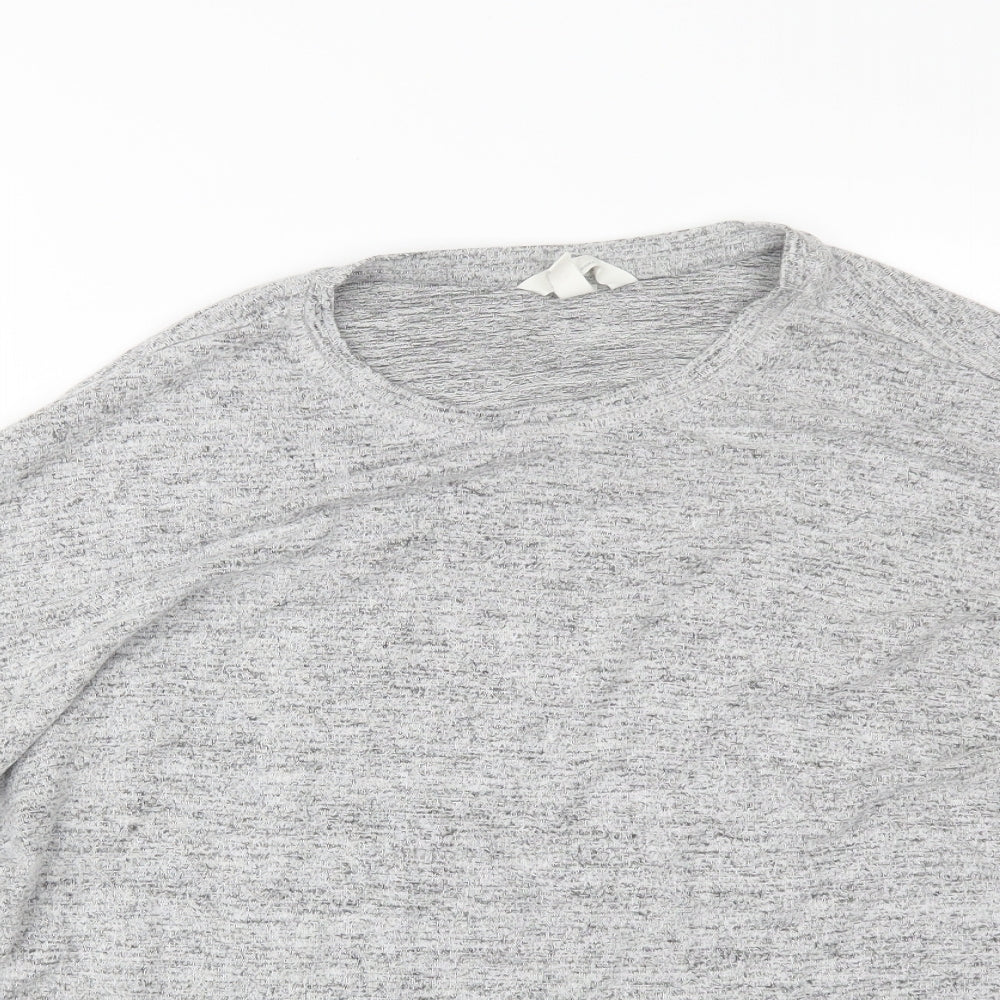 H&M Womens Grey   Pullover Jumper Size M