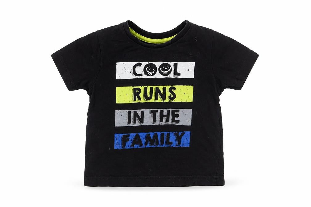 Max Baby Black   Basic T-Shirt Size 12-18 Months