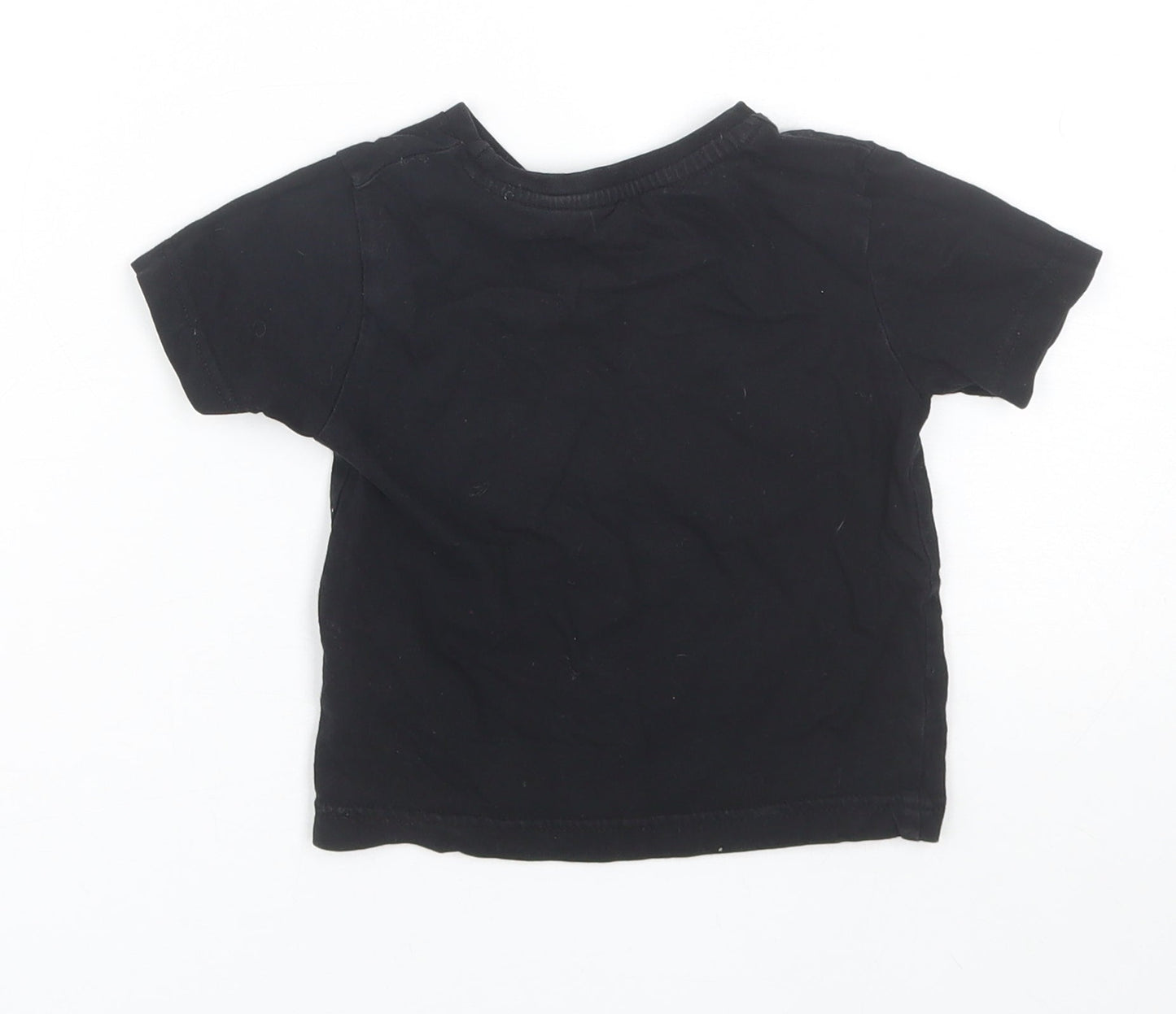 Max Baby Black   Basic T-Shirt Size 12-18 Months
