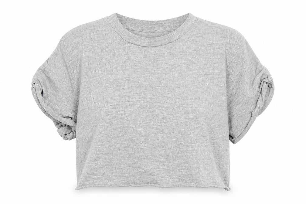 Topshop Womens Grey   Basic T-Shirt Size 8