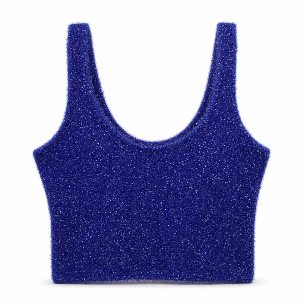 Bershka Womens Blue   Basic Tank Size M
