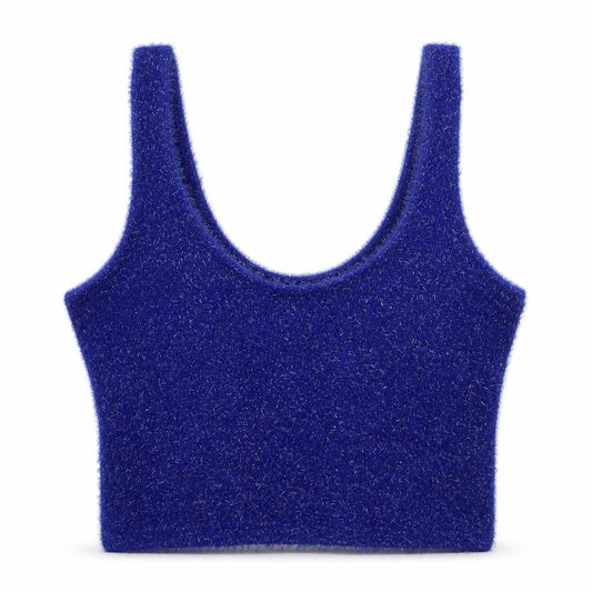 Bershka Womens Blue   Basic Tank Size M