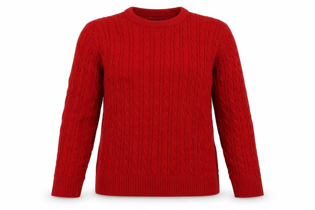 CHIC Womens Red   Pullover Jumper Size L