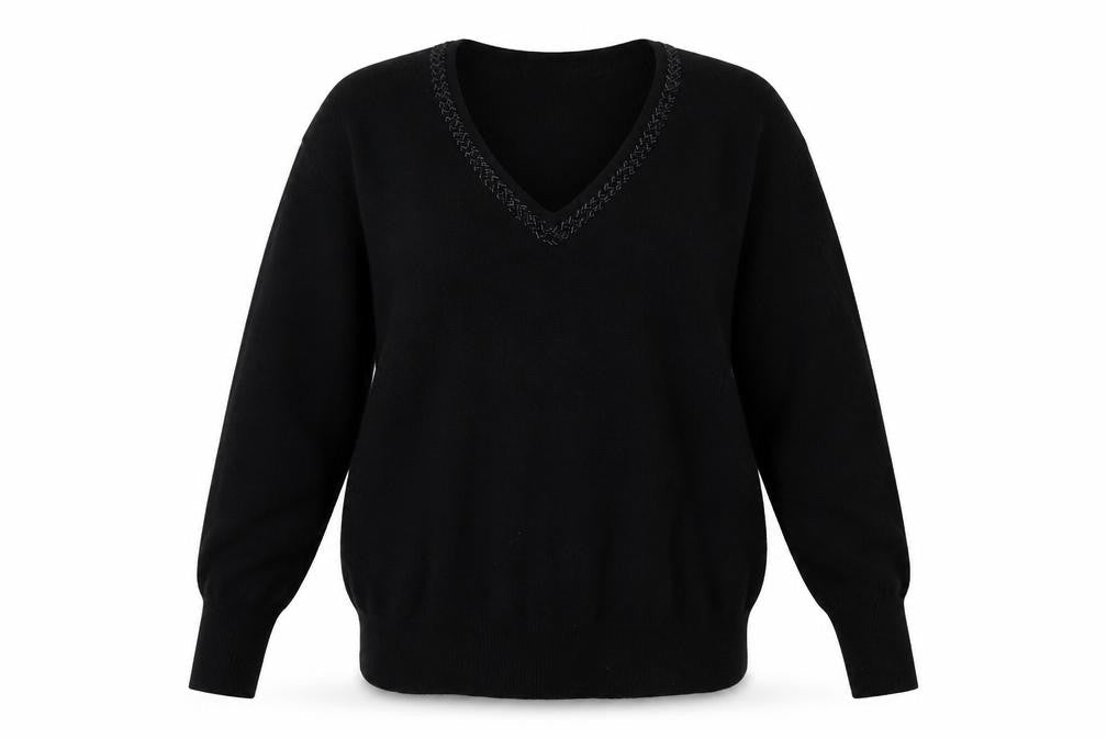 He Love Me He Loves Me Not Womens Black   Pullover Jumper Size 12