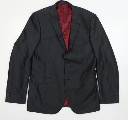 Next Mens Grey   Jacket Suit Jacket Size 40