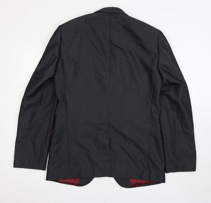 Next Mens Grey   Jacket Suit Jacket Size 40