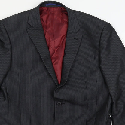 Next Mens Grey   Jacket Suit Jacket Size 40