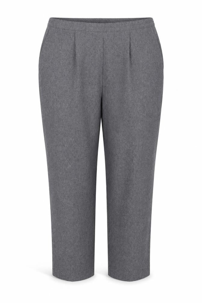 Bonmarché Womens Grey Trousers Size 18 L25 in