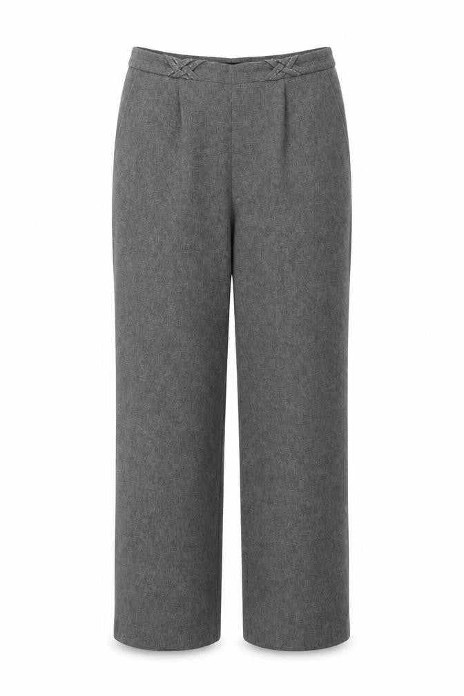 Bonmarché Womens Grey Trousers Size 12 L25 in