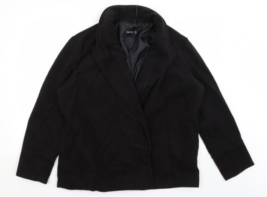 Boohoo Womens Black   Jacket  Size 14