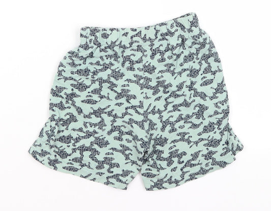 Nutmeg Boys Blue Camouflage  Bermuda Shorts Size 5-6 Years