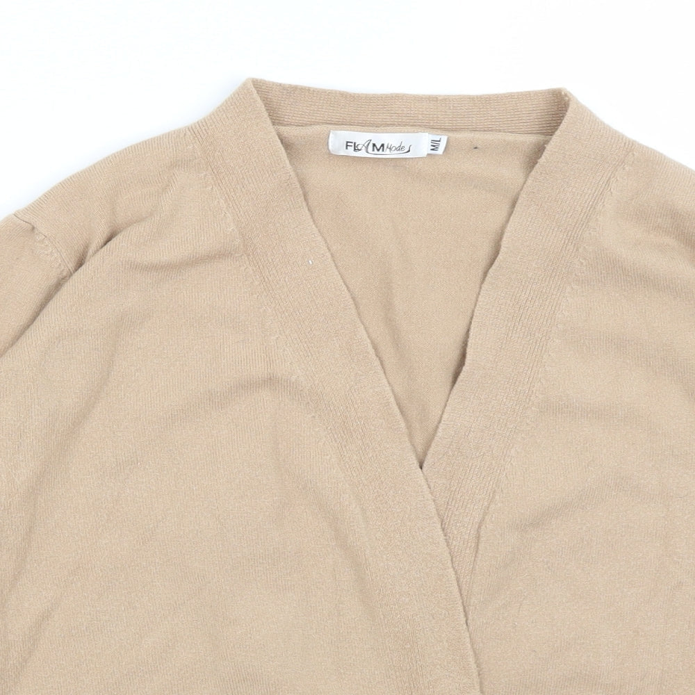 Flammodes Womens Brown   Shrug Jumper Size M