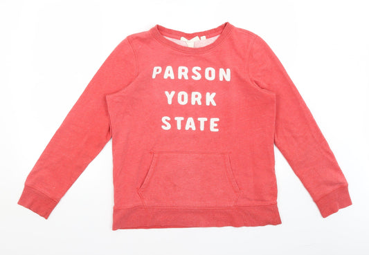 H&M Womens Red   Pullover Jumper Size M