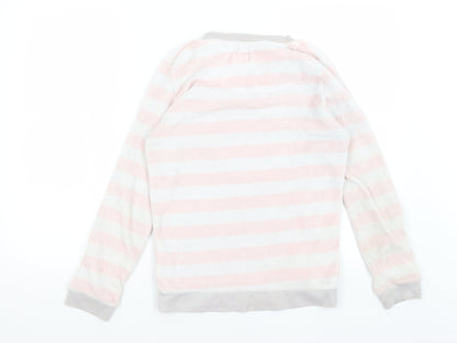 Preloved Disney Womens Grey Striped  Pullover Jumper Size XS  - Bambi - Back