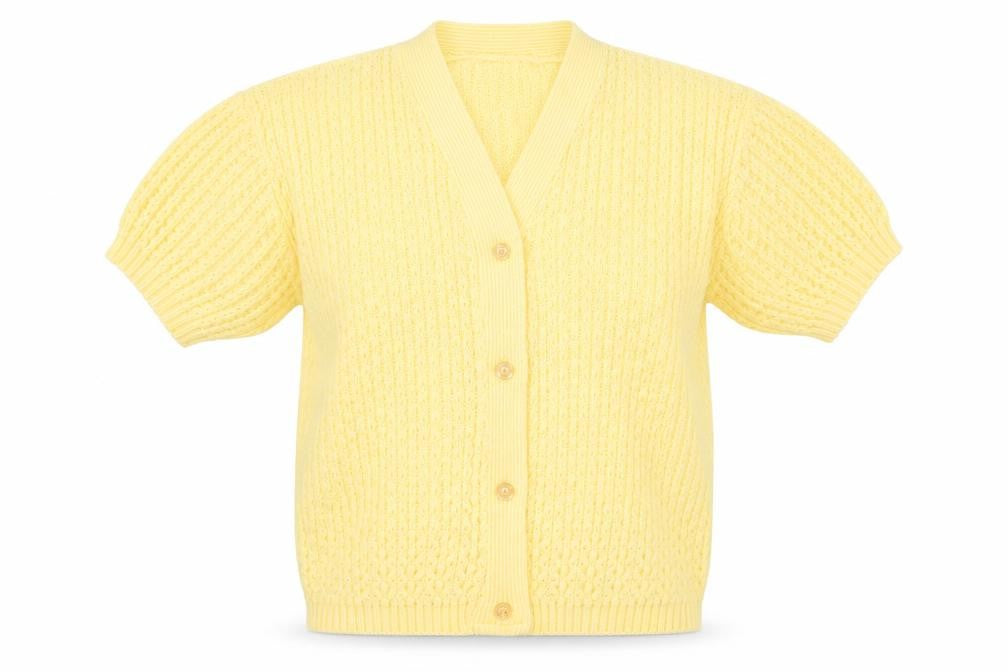 LK Womens Yellow   Cardigan Jumper Size S