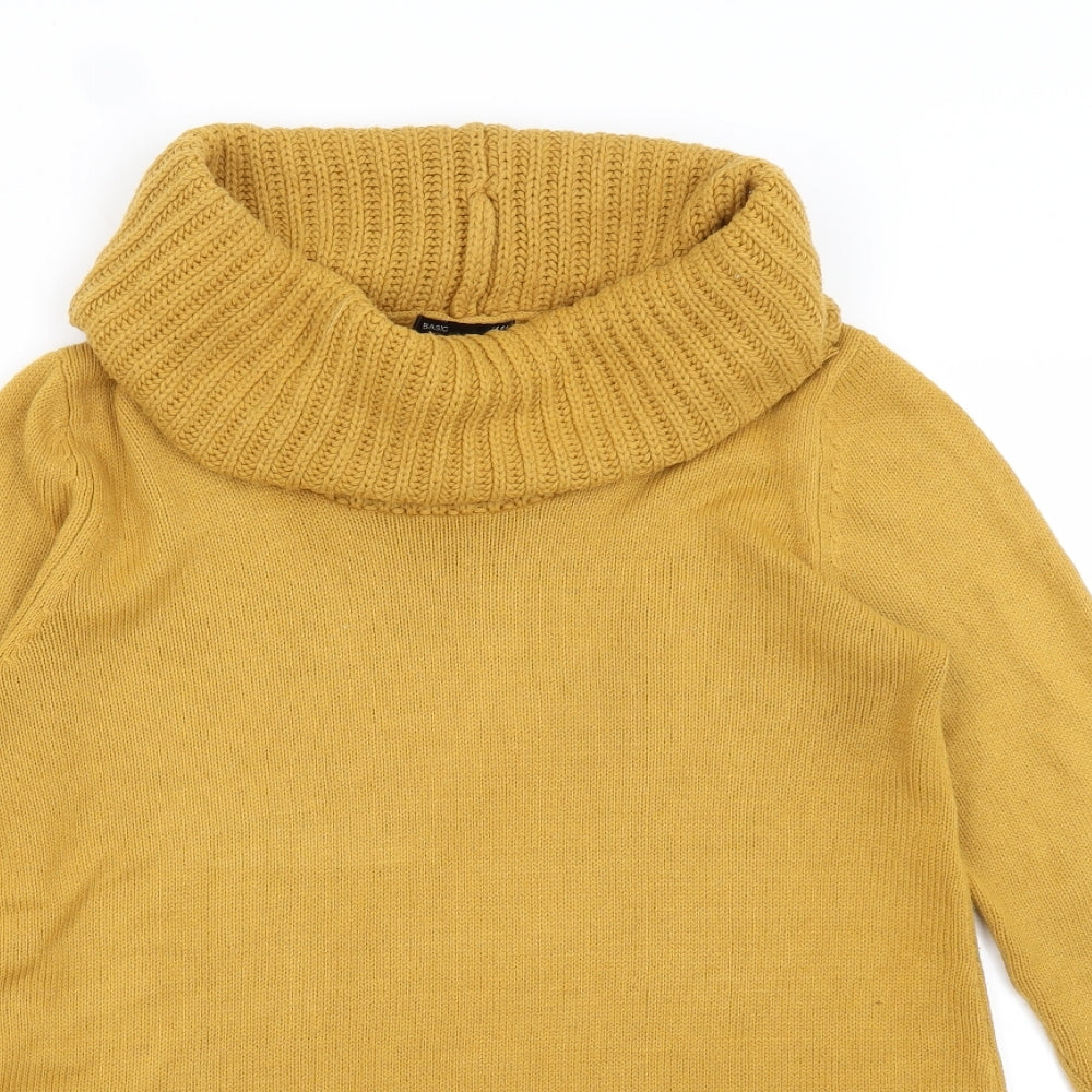 H&M Womens Yellow   Pullover Jumper Size S