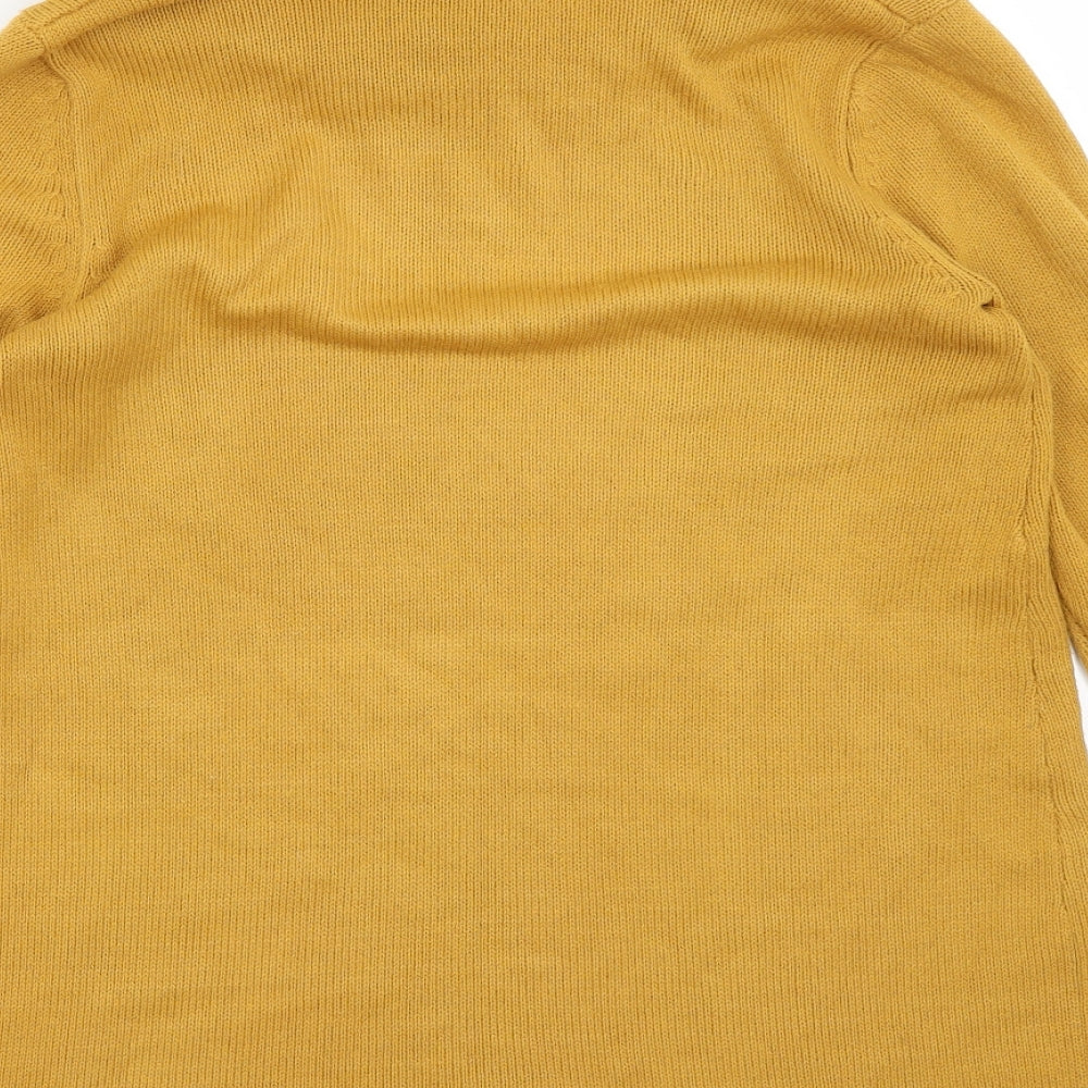 H&M Womens Yellow   Pullover Jumper Size S